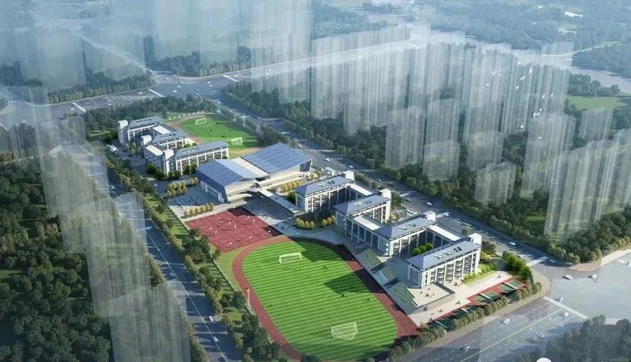 中欧体育app下载安装塑胶跑道厂家丨乔师傅体育新材为随州文帝学校建造高品质运动场(图2)