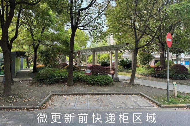 中欧体育坑洼不平“小空间”变身“网红”打卡点罗泾宝虹家园这样做(图1)